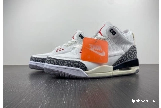 White 3 Jordan Reimagined Retro DN3707-100 Cement 0328
